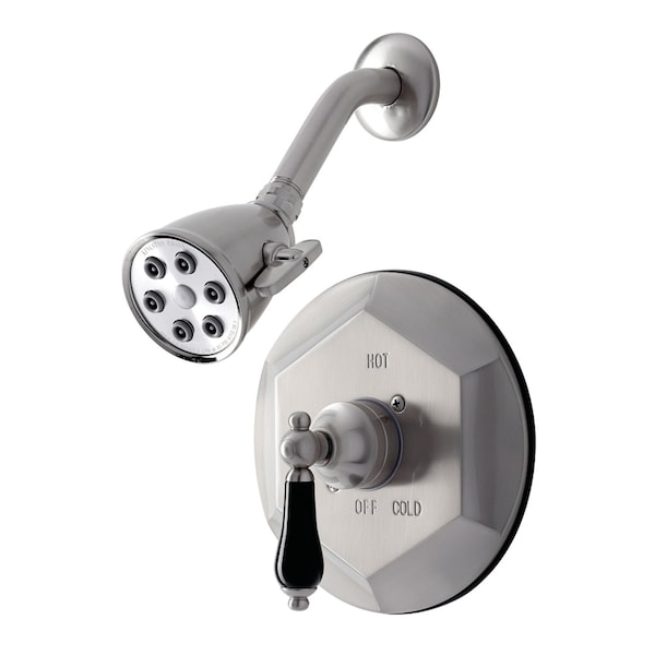 Kingston Brass Shower Faucet, Brushed Nickel, Wall Mount VB4638PKLSO - main